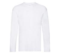Fruit of the Loom Original Long Sleeve T, Blanco, XXL