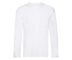 Fruit of the Loom Original Long Sleeve T, Blanco, XXL