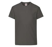 Fruit of the Loom Original T Camiseta, Gris Claro, 3-4 Años Unisex niños