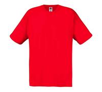 Fruit of the Loom Original T - Camiseta rojo rojo Talla:small