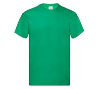 Fruit of the Loom Original T. Camiseta, Verde Kelly, S para Hombre