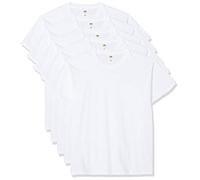 Fruit of the Loom Original tee, 5 Pack Camiseta, Blanco (White 30), XXXXX-Large (Size:5XL) (Pack de 5) para Hombre