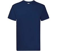 Fruit of the Loom Pack de 10 camisetas unisex para hombre y mujer, calidad pesada, azul marino, XL