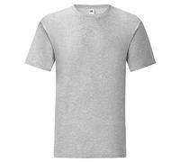 Fruit of the Loom Pack de 5 camisetas Iconic T para hombre, tallas S-5XL, gris jaspeado, L