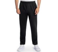 Fruit of The Loom Eversoft Fleece Open Bottom Sweatpants with Pockets, Relaxed Fit, Moisture Wicking, Breathable Pantalones Deportivos, Negro, M para Hombre