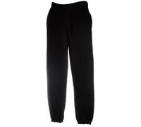 Fruit of The Loom - Pantalones de Chandal elásticos 70/30 Premium Hombre Caballero (Mediana (M)/Negro)