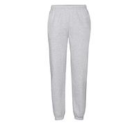 Fruit of the Loom - Pantalones de Deporte/Gimnasio/Entrenamiento para Hombre - Pantalones de Chandal Pequeña (S)/Gris