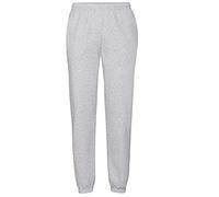 Fruit of the Loom - Pantalones de jogging para hombre, con bajo elástico - gris - Large