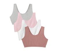 Fruit of the Loom, Paquete de sujetador deportivo sin mangas para mujer, 85