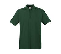 Fruit Of The Loom - Polo de manga corta para hombre Verde verde oscuro XL