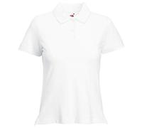 Fruit Of The Loom - Polo de manga corta para mujer Bianco XL