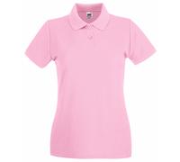 Fruit Of The Loom- Polo de manga corta Premium entallado para mujer