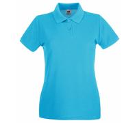Fruit Of The Loom- Polo de manga corta Premium entallado para mujer UTBC1377_1