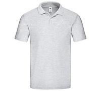 Fruit of the Loom Polo original 63-505-0 de algodón para hombre, gris jaspeado, M