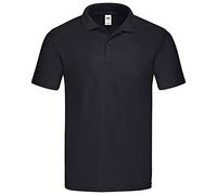 Fruit of the Loom Polo original 63-505-0 de algodón para hombre, Negro , M