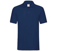 Fruit of the Loom Polo para Hombre, Azul (Marino), S