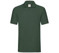 Fruit of the Loom - Polo para hombre, verde oscuro, L