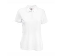 Fruit of the Loom Polo para mujer Blanc - Blanc XL