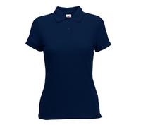 Fruit of the Loom Polo para mujer - Deepnavy XXL