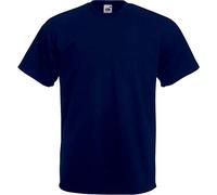 Fruit of the Loom Premium Tee Single, Camiseta manga corta para Hombre, Azul (Deep Navy), Large