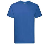Fruit of the Loom Premium Tee Single, Camiseta manga corta para Hombre, Azul (Real), X-Large