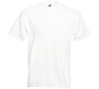 Fruit of the Loom Premium Tee Single, Camiseta manga corta para Hombre, Blanco (Bianco 2), Medium
