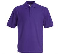 Fruit of the Loom Raglan Sleeve - Polo, Hombre, Kelly Vert, Medium
