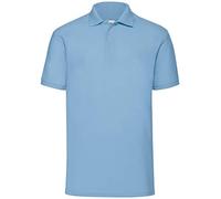 Fruit of the Loom Polo manga raglán para hombre Azul (bleu ciel) Talla X-Large