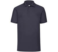 Fruit of the Loom Raglan Sleeve - Polo para hombre, color azul (deep navy), talla X-Large