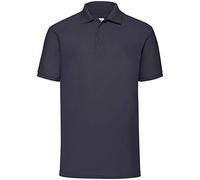Fruit of the Loom Polo para hombre Raglan Sleeve Azul (Deep Navy) Talla XXX-Large