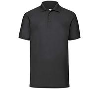 Fruit of the Loom – Polo para hombre – Raglan Sleeve – Negro – Talla XXX-Large