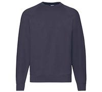 Fruit of the Loom Raglan - Sudadera para hombre azul oscuro XXL