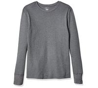 Fruit of the Loom Recycled Waffle Thermal Underwear Crew Top (1 and 2 Packs) Camiseta de Pijama, Greystone Heather, L para Hombre