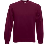Fruit of the Loom Set-in Classic Sudadera, Opaco, Borgoña (Burgundy), Medium para Hombre