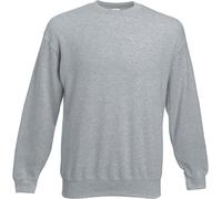 Fruit of the Loom Set In Sweat Sudadera, Graumeliert 094, Large para Hombre