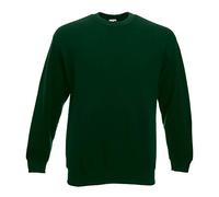 Fruit Of The Loom SS027M Sudadera, Verde (Bottle Green), Large para Hombre
