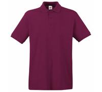 Fruit of the Loom Ss033m - Polo, Hombre, Rojo (Burgandy), XXX-Large