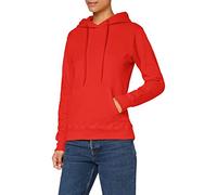 Fruit Of The Loom SS068M Capucha, Rojo (Red), 40 (Talla del Fabricante: Medium) para Mujer