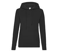 Fruit of the Loom SS068M - Sudadera para mujer, Negro (Black), XXL