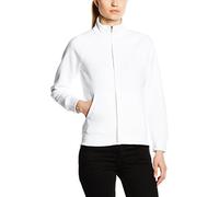 Fruit of the Loom SS085M Sudadera, Blanco, M para Mujer