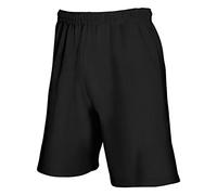 Fruit of the Loom Ss104m - Pantalones Cortos, Hombre, Negro, XX-Large
