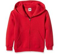 Fruit of the Loom Ss107b - Sudadera, Niños, Rosso, 14 años