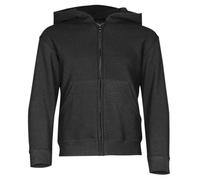 Fruit of the Loom - Sudadera básica con Capucha diseño Jacket Unisex niños niñas (9-11 años/Negro)