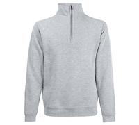 Fruit Of The Loom - Sudadera básica con cuello de media cremallera Modelo 70/30