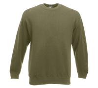 Fruit Of The Loom - Sudadera básica con mangas diseño Set-In Modelo 70/30 Prem