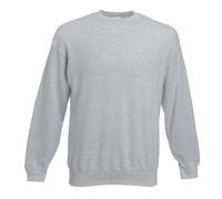 Fruit Of The Loom - Sudadera básica con mangas diseño Set-In Modelo 70/30 Prem