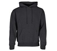 Fruit of the Loom Sudadera clásica con capucha + bolsa de tela MyShirt gratis, Color gris oscuro jaspeado., M