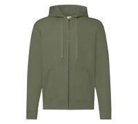 Fruit of the Loom sudadera clásica con capucha - hombres con cremallera