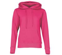 Fruit of the Loom Sudadera clásica con capucha para mujer + bolsa de tela MyShirt, fucsia, XXL
