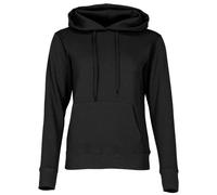 Fruit of the Loom Sudadera clásica con capucha para mujer + bolsa de tela MyShirt gratis, color: negro + bolsa de tela MyShirt gratis, talla: M, Negro , M